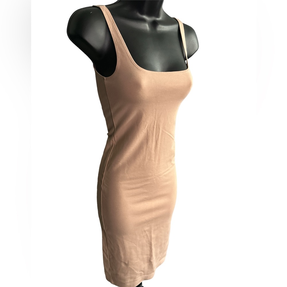 FOREVER 21 Blush Sleeveless Bodycon Midi Dress NWOT - Picture 3 of 7